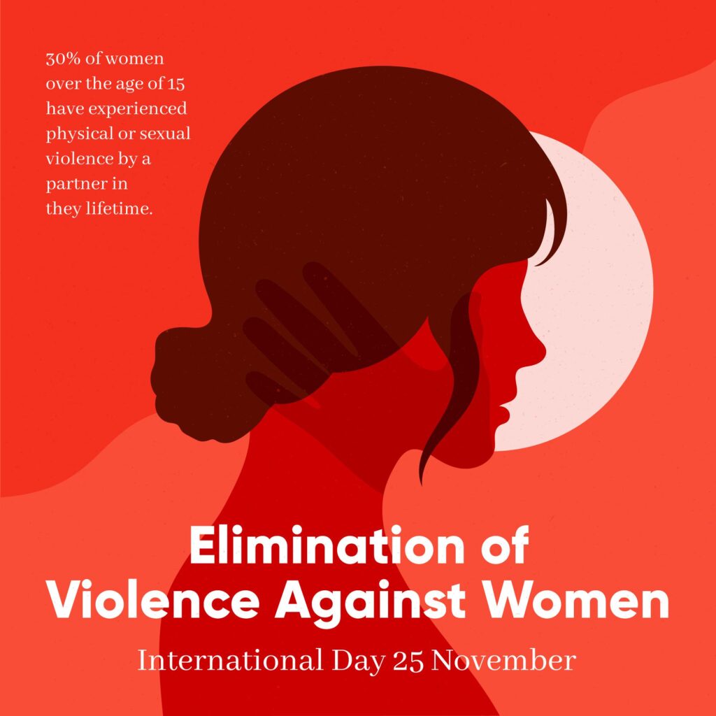 Καμπάνια για την παγκόσμια ημέρα εξάλειψης της βίας κατά των γυναικών και της παγκόσμιας ημέρας ανθρώπινων δικαιωμάτων.